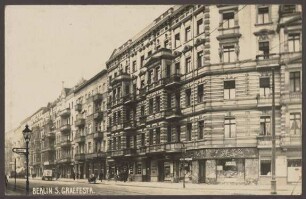 Ansichtskarte Graefestraße, Ecke Planufer