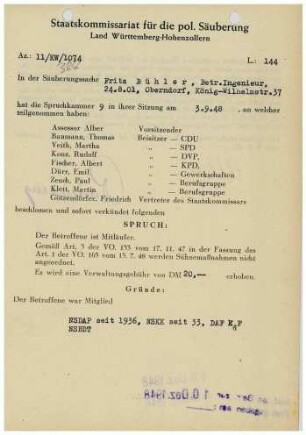 Bühler, Fritz