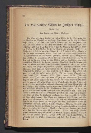Die Niederländische Mission im Indischen Archipel