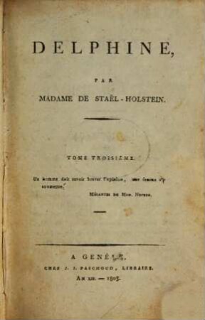 Delphine, 3