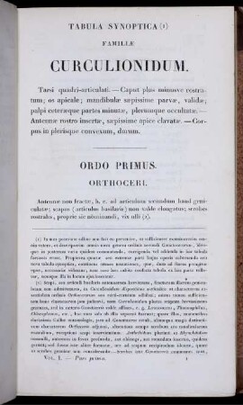 Ordo Primus. Orthoceri.