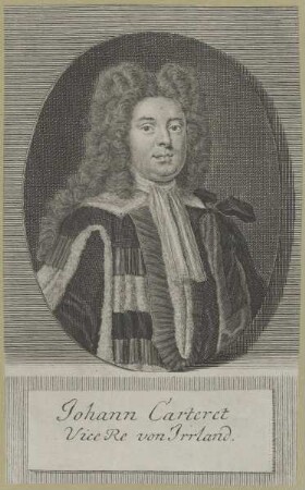 Bildnis des Johann Carteret