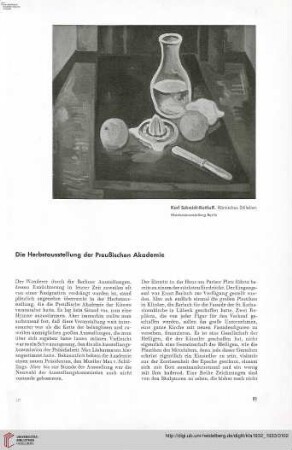 48: Die Herbstausstellung der Preußischen Akademie