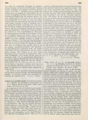 345-346 [Rezension] Arnold, Gottfried, Gottfried Arnold