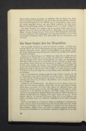 Ein kurzes Kapitel über den Wegeobstbau