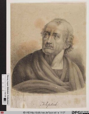Bildnis Friedrich Gottlieb Klopstock