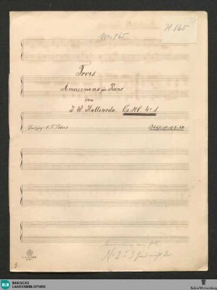 Rondoletto pastorale - JWK Mus.Ms. 165 : pf; G; op. 40/1, StrK 40/1