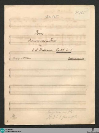 Rondoletto pastorale - JWK Mus.Ms. 165 : pf; G; op. 40/1, StrK 40/1