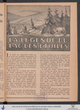 La Lgende Du Lac Des Etoiles.
