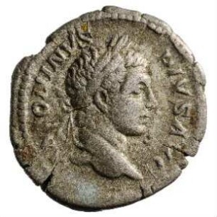 Münze, Denar, 206 - 210 n. Chr.