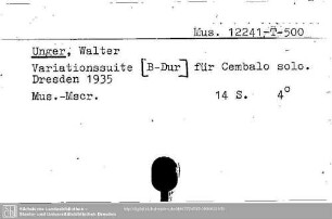 Unger, Walter
