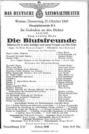 Die Blutsfreunde