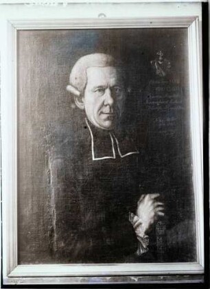 Portrait eines Pfarres 1786