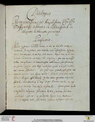 Wolfgang Marius: Dialogus in aliquot Lutherana paradoxa