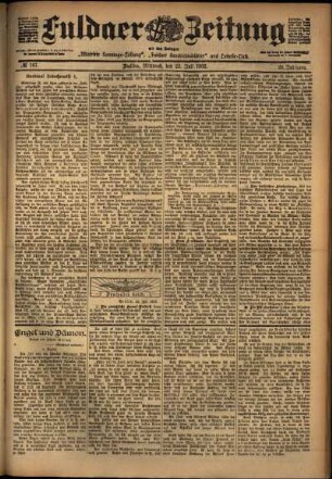 Ausgabe vom Mittwoch, den 23. Juli 1902.