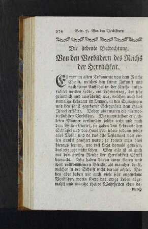 Die siebente Betrachtung.