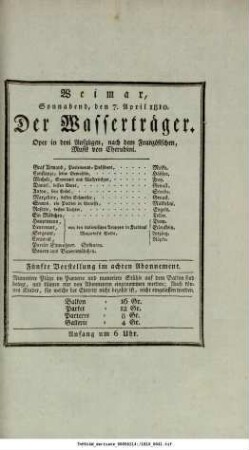 Der Wasserträger