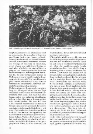 Abb. 3: Der Herzog (links) mit Trierenberg (2) und Heims (3) auf der Radtour nach Atakpame