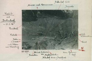 Foto von Krüt (Kruth) mit Bahnhof (Luftbild)