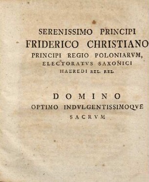 Dispvtatio Continens Notitiam Saxoniae Svb Carolo Magno