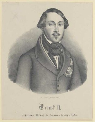 Bildnis des Herzog Ernst II. von Sachsen-Coburg-Gotha