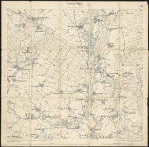 Äquidistantenkarte 58 : Section Regis, 1880 : Section Regis. - 1:25000. - Leipzig: Giesecke & Devrient, 1880. - 1 Kt.
