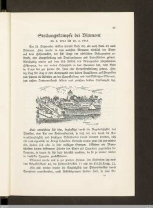 Stellungskämpfe bei Blâmont