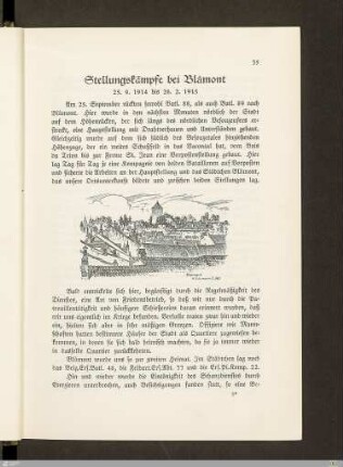 Stellungskämpfe bei Blâmont