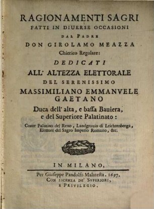 Ragionamenti sagri