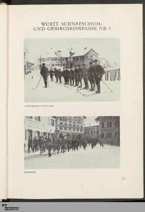 Württ. Schneeschuh- und Gebirgskompanie Nr. 1