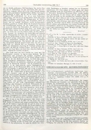 Kirchengeschichte: Reformationszeit