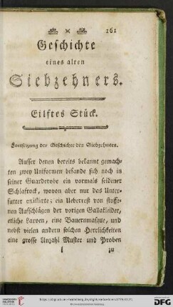 Eilftes Stück