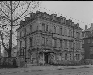 Dresden-Neustadt, Großenhainer Straße 35. Wohnhaus mit Gaststätte "Webers Hof" (um 1885). Straßenansicht