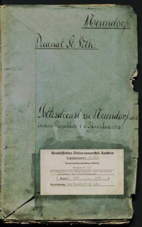 Gottesdienst in Pfarrkirche und Kapellen Krombach und Hinderhausen