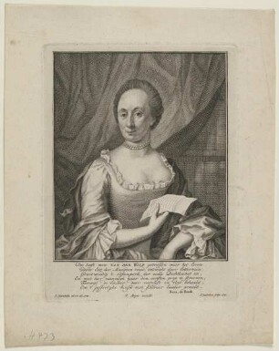 Bildnis der Sara Maria van der Wilp