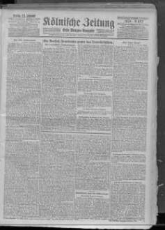 Kölnische Zeitung. 1803-1945