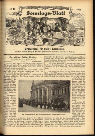 Ausgabe vom Sonntag, den 23. Oktober 1910.