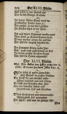 Der XLVI. Psalm. - Der LVII. Psalm.