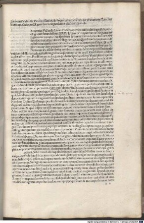 Laurentii Vallensis Opus Elegantiarum lingue Latinae