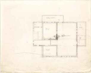 Hildebrand, Adolf von; Tegernsee; Landhaus Konrad Fiedler - Grundriss