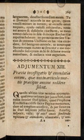 369-400, Adjumentum XIII