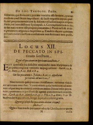 Locus XII.