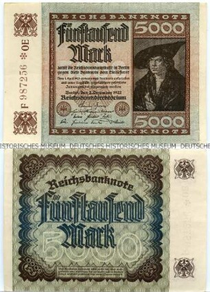 Deutsches Reich, 5.000 Mark