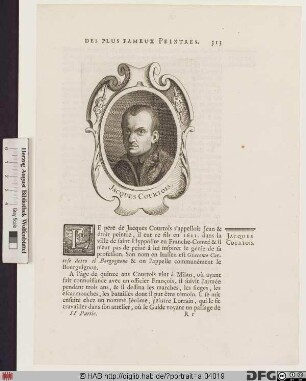 Bildnis Jacques Courtois, gen. "le Bourgignon"
