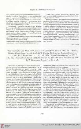 58: [Rezension von: Georg Höltl (Hrsg.): Das böhmische Glas 1700-1950, Bd. 1-7]