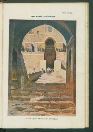 Pelo mundo... pittoresco : Aleppo (Syria). Entrada da cidadella