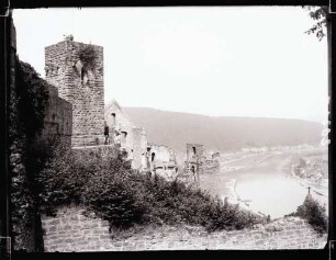 Burgruine, Fernsicht, Foto: Schuster Mai 1914