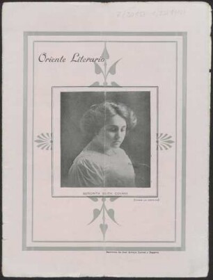 [Fotografía de] Señorita Edith Covani