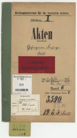 Gefangenen-Fürsorge. Fonds: Bd. 6