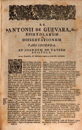 Epistolae et dissertationes omnes : Adiecta tertia parte ..., P. 2 (1744)